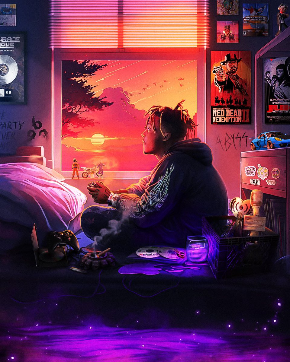 The Party Never Ends 🌎 • <a href="/JuiceWorlddd/">.</a> 

Artwork by me 🎨