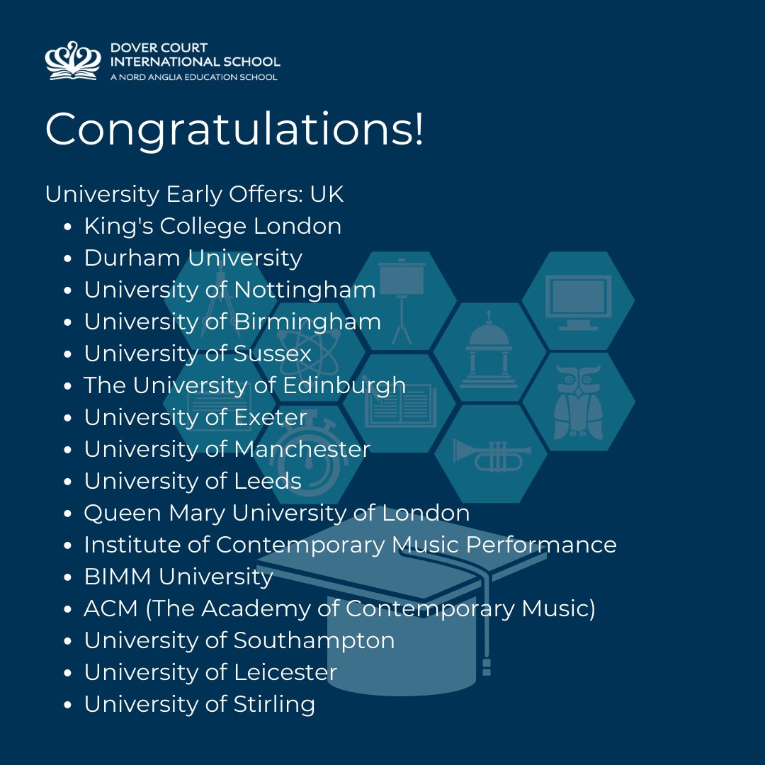 doverct's tweet image. We're incredibly proud of our Year 13 IB students for the early offers of university places they've received for 2023. 15 of the offers received so far come from @RussellGroup and hold top spots on the @worlduniranking #DCISSg #SixthForm #IBDP #BTEC #universityoffers