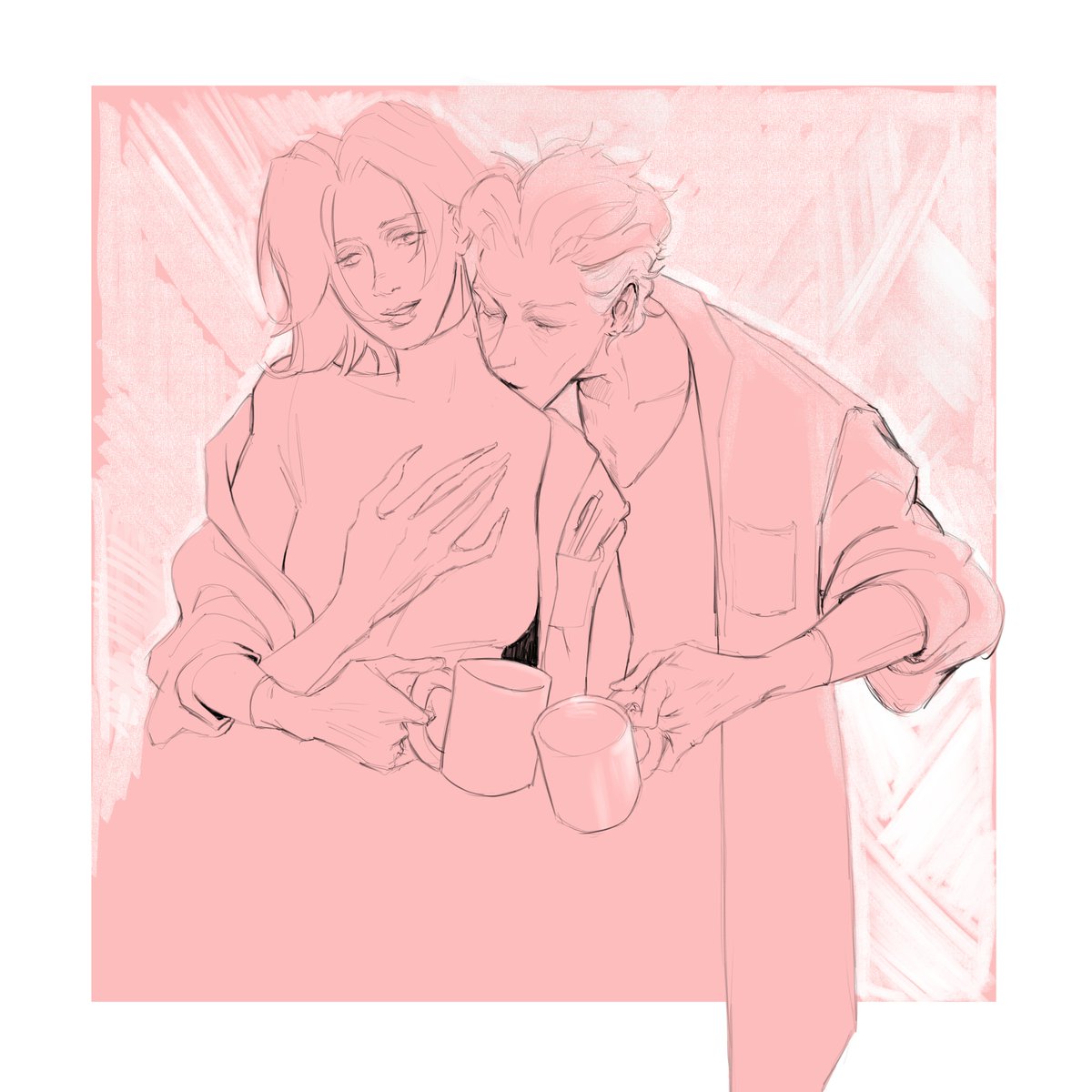 smudged_'s tweet photo. coffee and kisses 
#moicy #moira #mercy #Overwatch https://t.co/17s3HYhvpx