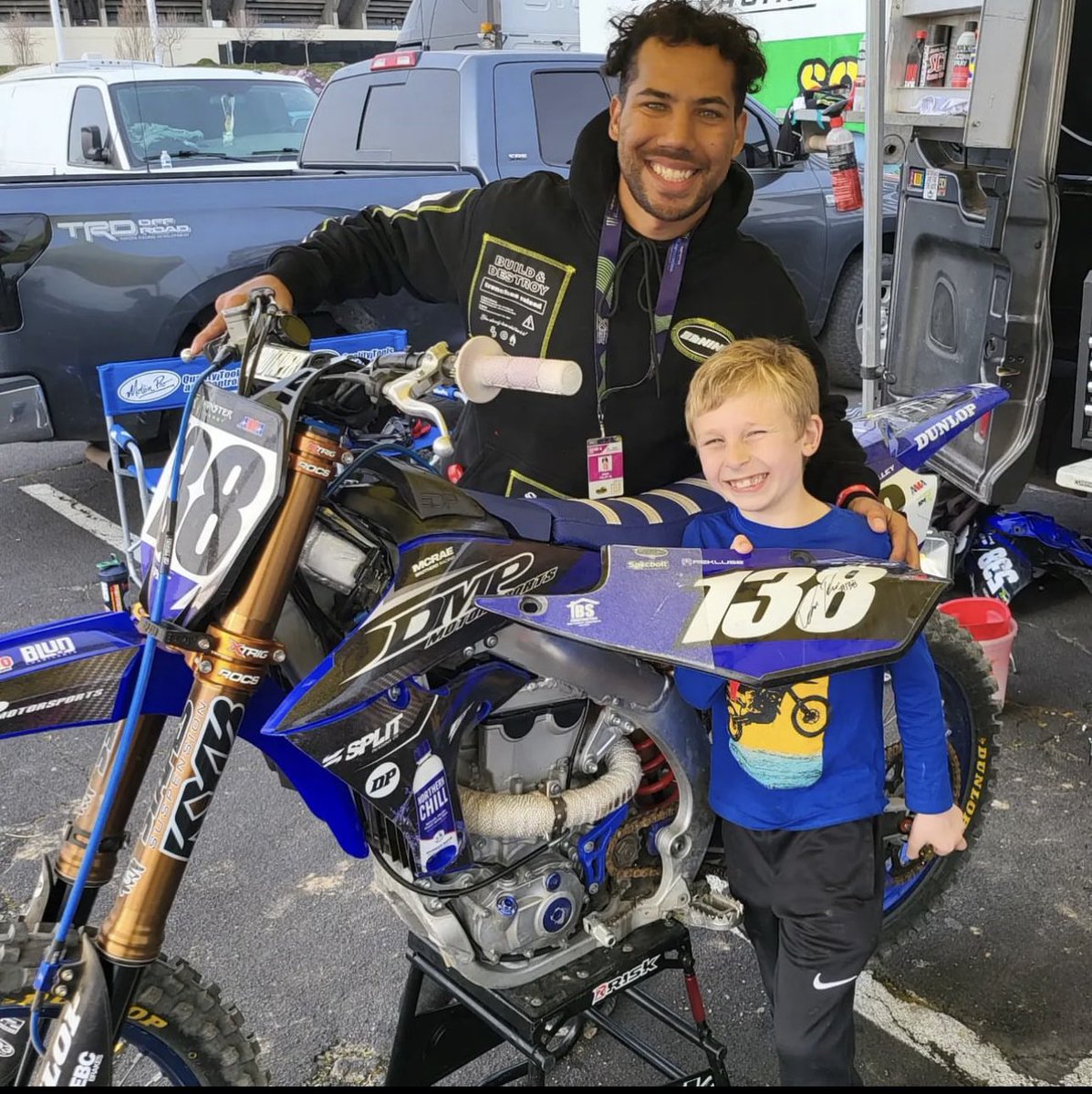One of the best parts about getting to do what I do. Is being able to do little things like this to make a kids <a href="/SupercrossLIVE/">Supercross LIVE!</a> experience one they’ll never forget! 🙌🏽