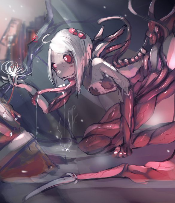 異形娘:キレイなハナ.../Monster girl : A BEAUTIFUL FLOWER ... 