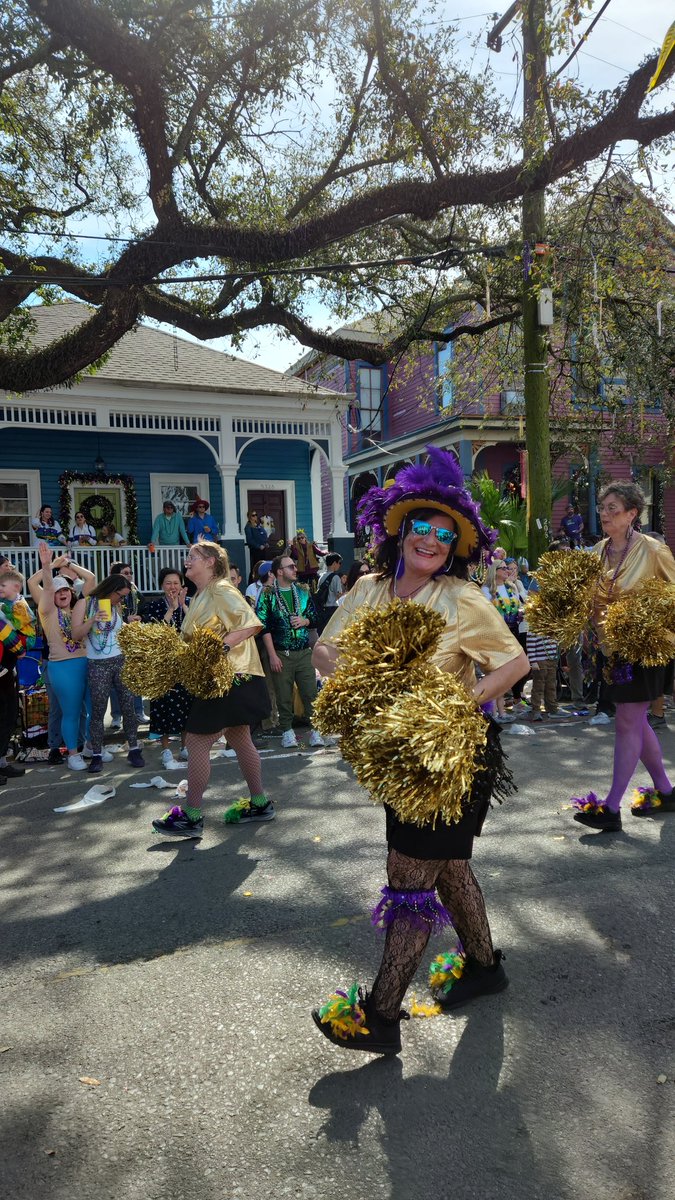 liztodd529's tweet photo. @610Stompers so glad you brought the Milwaukee Dancing Grannies down for Mardi Gras. It was a pleasure watching these beautiful ladies shake a tail feather. #thothsunday https://t.co/6xD05lnL3B
