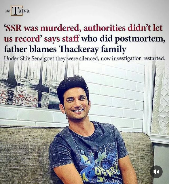 Cooper Hospital is also one of main involved in botch up of the case , did PM without following protocols , botched up the report , did no videography of the autopsy. So Whats Stopping CBI InSushantCs to take action against those who did the autopsy ?