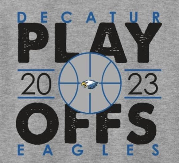 DecaturMBB's tweet photo. PLAYOFF SHIRTS are IN! π¦
ππ
If you ordered a Decatur Basketball Playoff Shirt, pick up is:
Monday, Feb 20 5pm-6pm at the Decatur HS Gym Entrance
Tuesday, Feb 21 during the school day at the Decatur HS Front Office
Thank you and GO EAGLES!
#EFND #oneunitstrong #weAREdecatur https://t.co/XHRX2Ieyay