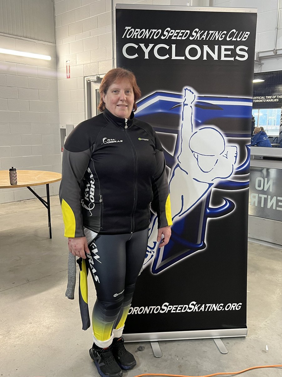 Nrgizr11's tweet photo. Today was Race Day! @OSSA #OPCE3 hosted by @Speedsk8Toronto. It was great to race with my fellow Masters again! Set a couple “season’s best” times. Still more work before Provs in March! @fit_leaders #BoycottAverage #WE23 #WeSkateFast #UpAgain https://t.co/ER0x2O5olQ