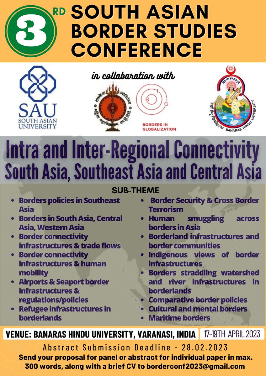 Border Studies In South Asia tweet media