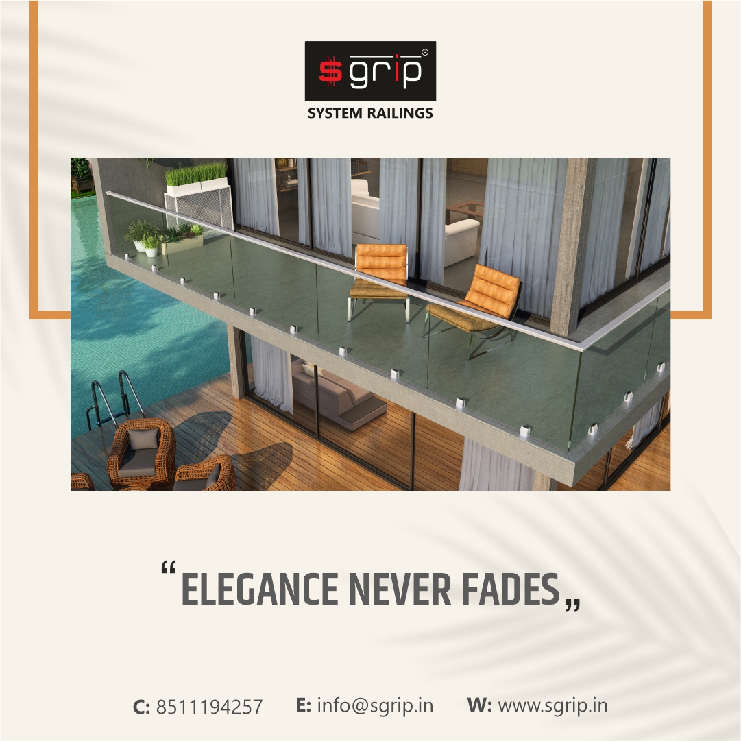 sgriprailing's tweet photo. Elegance never fades, and what says it better than the designs S grip has to offer?
If extravagance would have a form, it would have been from our luxurious designs that act as a chic upgrade for your interior and exteriors.
#sgrip #aluminium #glass #railings #profile https://t.co/MmbN03ZDq0