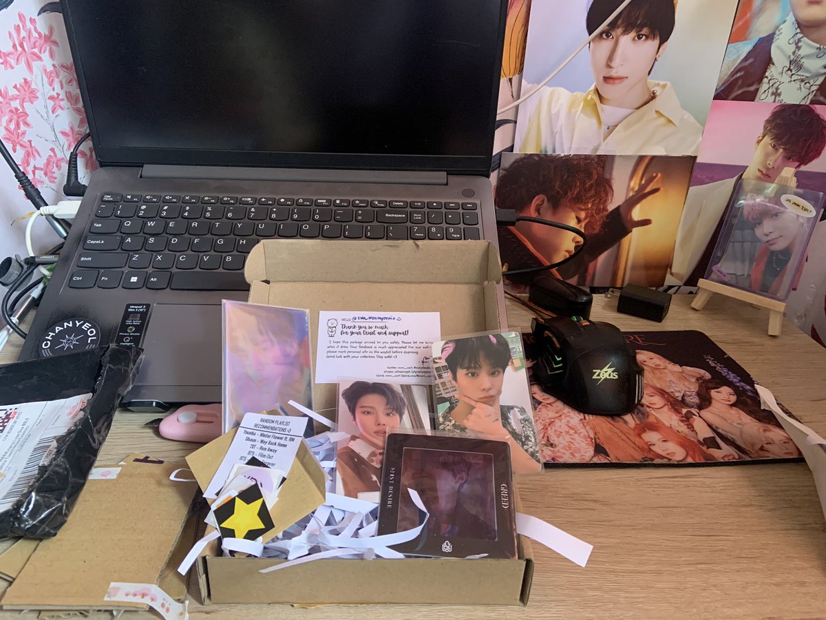 wOOOsanggummy's tweet photo. #wonhyomail ~~
my wooseok already came homeee TT thank you @mori_cart!! #mocafeedback https://t.co/TOF3P0hqJU