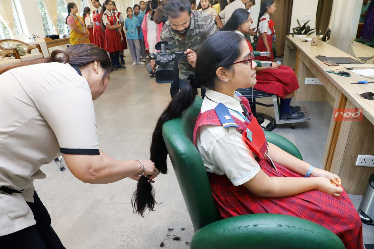 red magazine on Twitter "vizag A hair donation drive for cancer patients was organised by