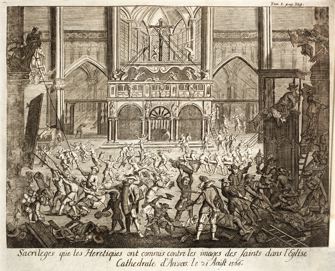 And so, for those Protestants who thought the written word was enough, a big part of their revolutio