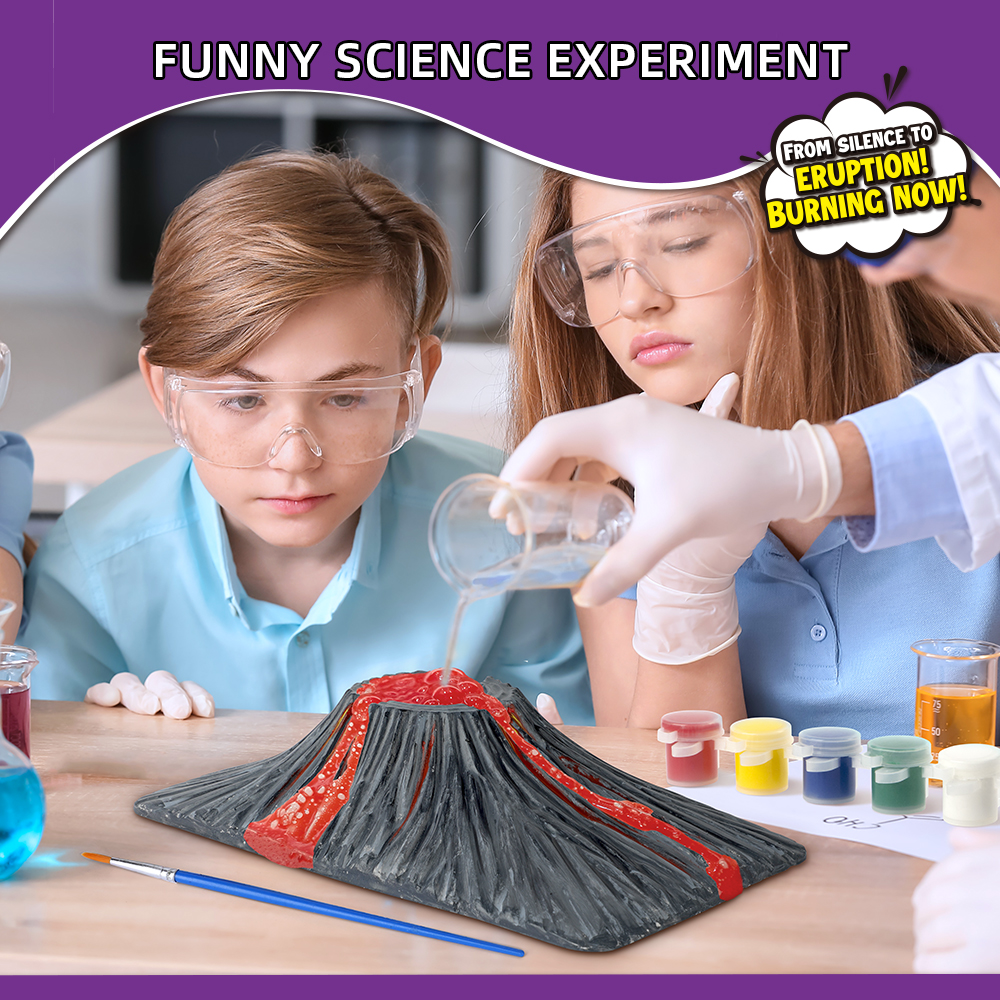 Build a mini “volcano” and watch it POP its top! So easy & Fun!

#volcano #sciencetoys #STEM