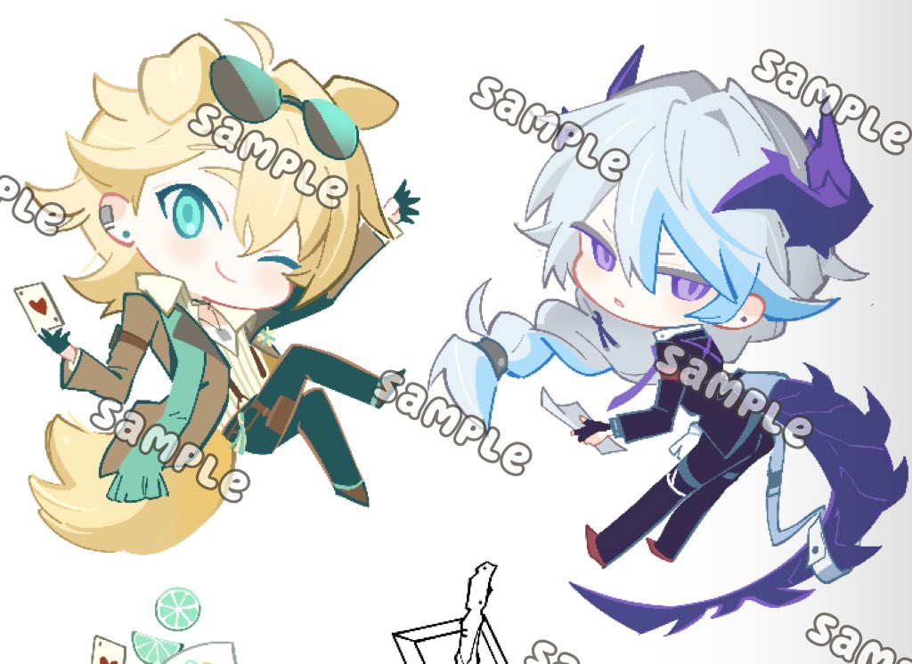 「#wip chibs for charms!#Arknights 」|kanのイラスト