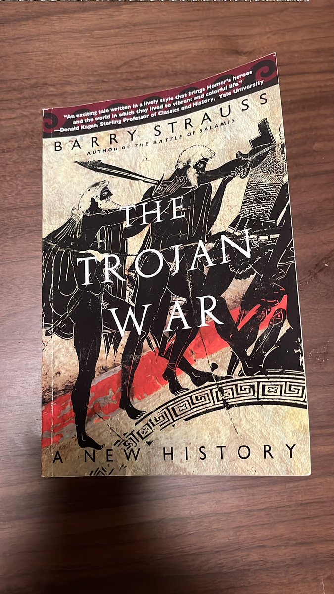 StokeHistory's tweet photo. The #StokeHistory read of the day is “The Trojan War” by @barrystrauss . This read captures both the facts and myths of the Trojan War. #Trojanwar #acienthistory 10/10 read! https://t.co/EETaSy6dbS
