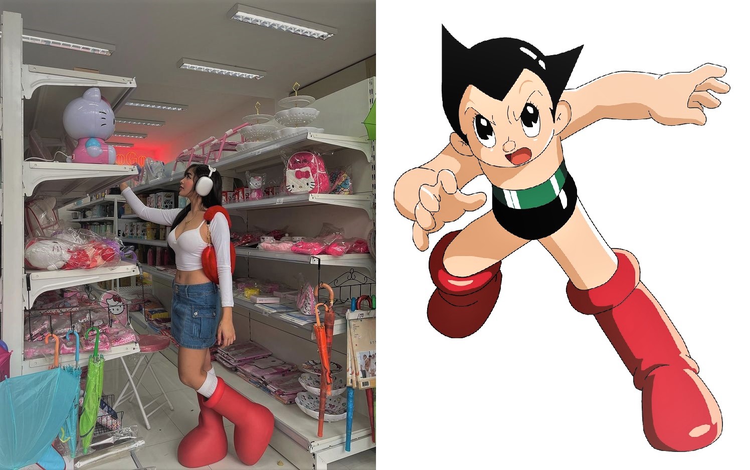 Daily Tribune on Twitter "ANDREA WEARING 'ASTRO BOY' BOOTS Andrea