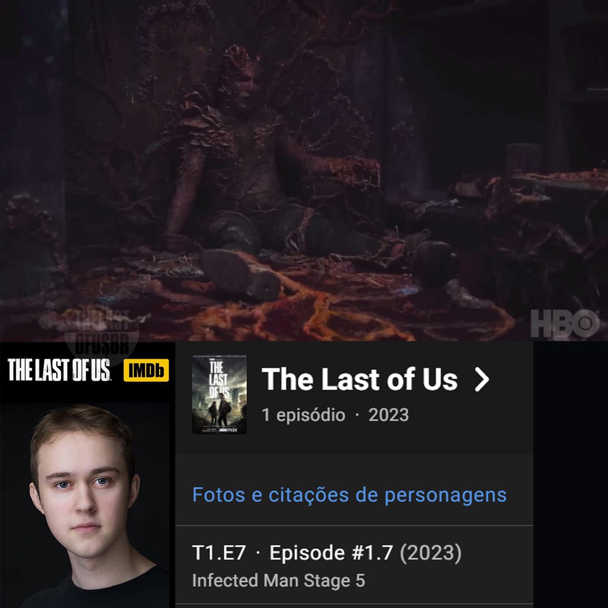 thelastofusbr 🦋 on X: 🚨 EITA Connor Stanhope pode interpretar o ESTÁGIO 5  do Cordyceps no Episódio 7 de #TheLastOfUs Coincidindo com a nova  vari4nt3 mencionada por Craig Mazin em entrevista.   /