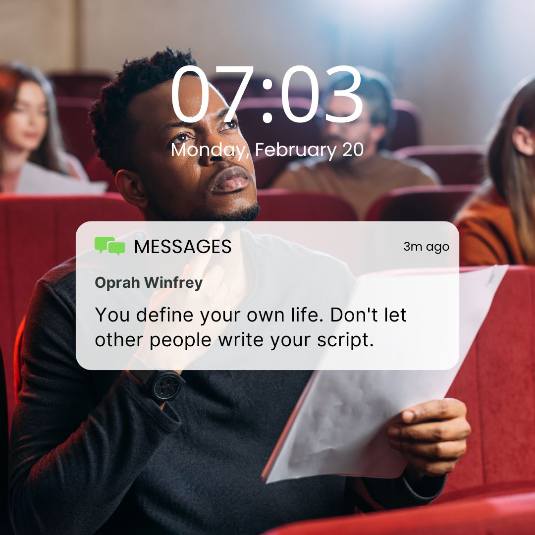 ReadyToSend's tweet photo. #MondayMotivation Write your own Script #quotestoliveby #motivationalquotes #positivevibes #mondaymotivation #success #mindset #2023 https://t.co/7PNPE9pmTm