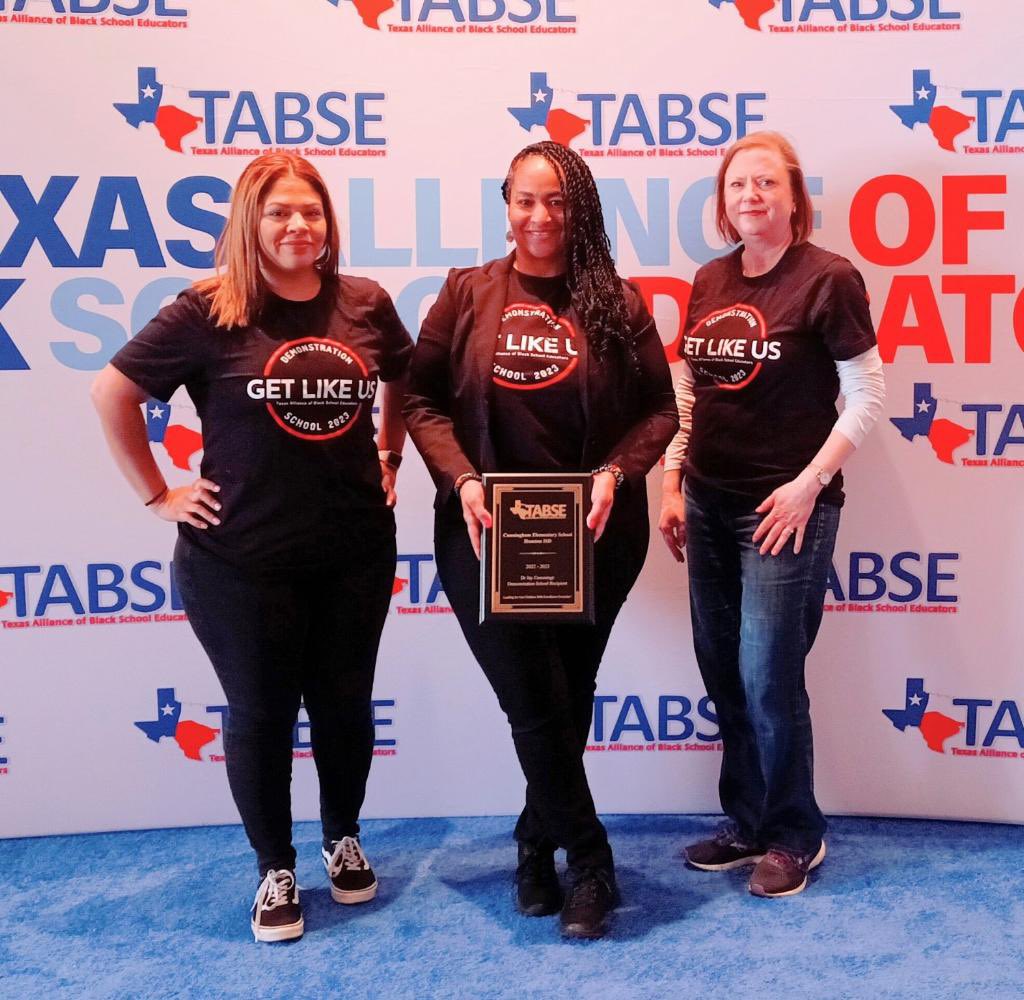 So proud of the work that Principal Harris and <a href="/CunninghamHisd/">Cunningham HISD</a> are doing to improve student outcomes. #destinationexellence