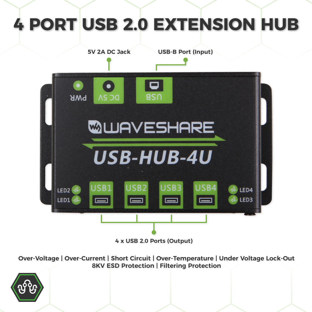 Say goodbye to USB port scarcity!👏 The 4-Port USB 2.0 Extension Hub gives Makers all the extra ports they need to code, charge, and transfer with ease. So plug in, get creative, and let the fun begin right here: diyelectronics.co.za/store/usb/4107…