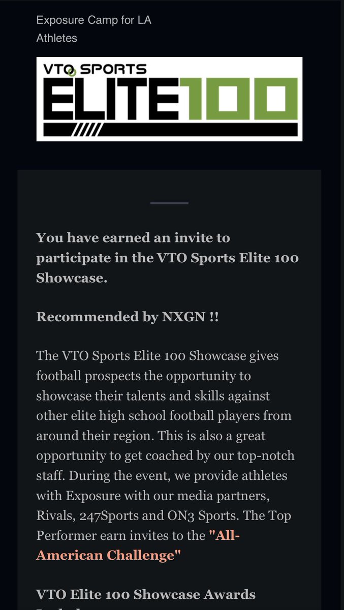 JAYDEN TAYLOR (FIZZ) | 2028 (@jayden_taylor08) on Twitter photo After a great camp at Los Alamitos High School put on by @TheSHOWByNXGN , I have been given an opportunity to compete on March 5th at <a href="/VTOSPORTS/">VTO Sports</a> Elite 100 Exposure Camp!
<a href="/VTOSPORTS/">VTO Sports</a>
@TheSHOWByNXGN
<a href="/MADEstores/">Big Nate</a>
<a href="/EliteAthletes_/">Elite Athletes / Jeff Johnson</a>
<a href="/SaddlebackStre1/">Saddleback Strength & Conditioning</a> After a great camp at Los Alamitos High School put on by @TheSHOWByNXGN , I have been given an opportunity to compete on March 5th at <a href="/VTOSPORTS/">VTO Sports</a> Elite 100 Exposure Camp!
<a href="/VTOSPORTS/">VTO Sports</a>
@TheSHOWByNXGN
<a href="/MADEstores/">Big Nate</a>
<a href="/EliteAthletes_/">Elite Athletes / Jeff Johnson</a>
<a href="/SaddlebackStre1/">Saddleback Strength & Conditioning</a>