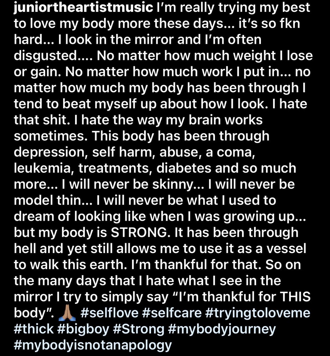 neoncowboy11's tweet photo. β¦ on the many days that I hate what I see in the mirror I try to simply say βIβm thankful for THIS bodyβ. ππ½ #selflove #selfcare #tryingtoloveme #thick #bigboy #Strong #mybodyjourney #mybodyisnotanapology https://t.co/PnBwVUG0Pv