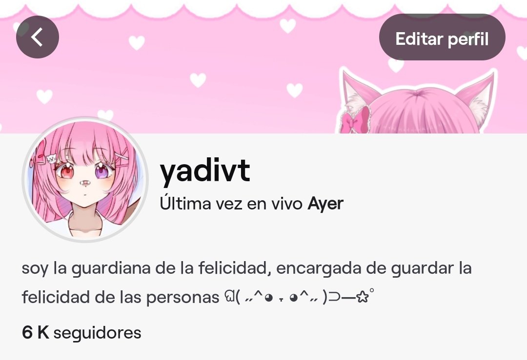 acabo de darme cuenta que llegamos a los 6k 🥹 AHHHHH muchas gracias por todo su apoyo en serio, sin ustedes no seria nada y no hubiera logrado todo lo que he ido logrando poco a poco 💗