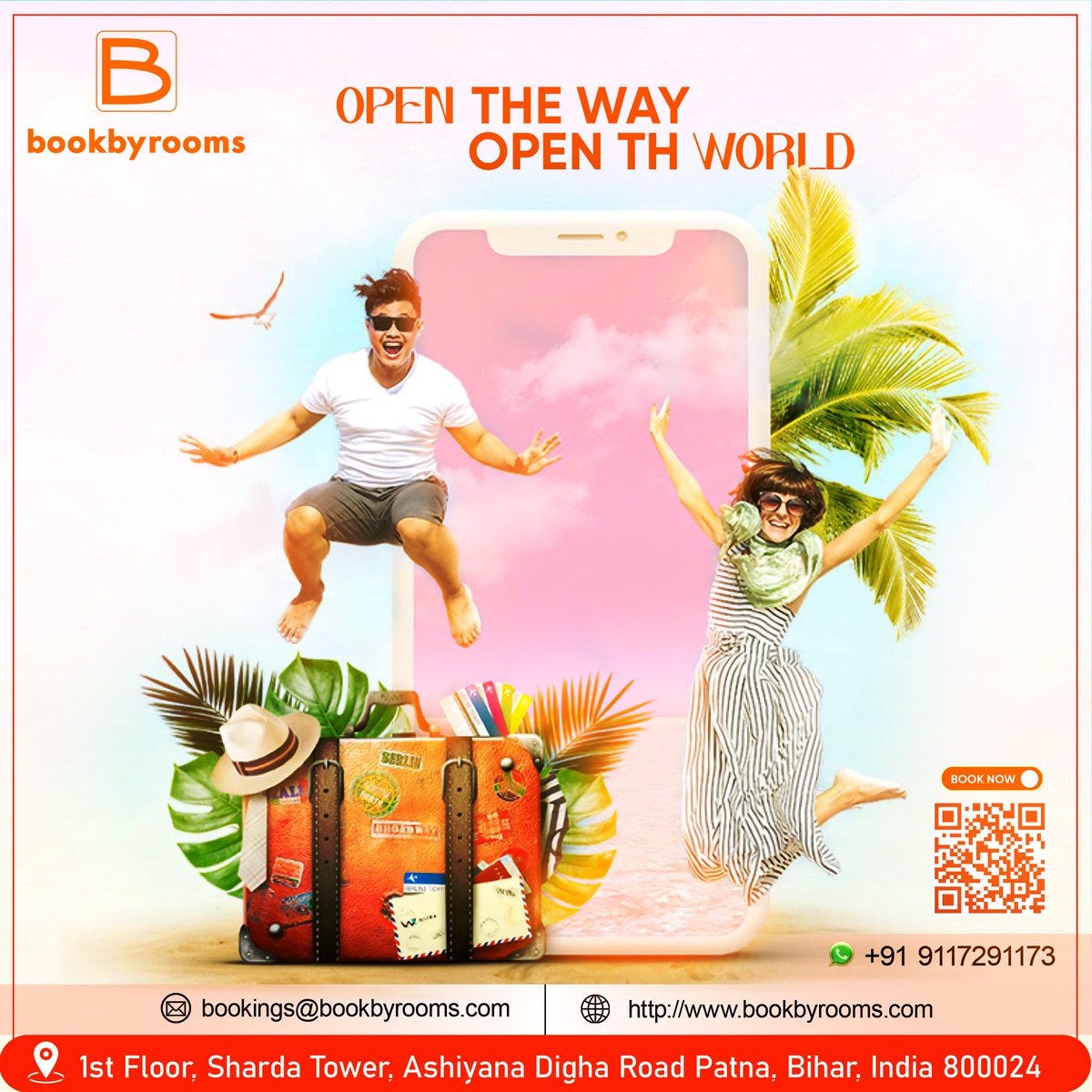 bookbyrooms's tweet photo. Make the world a better place with Open the way open the world.

#MondayBlues #bookbyrooms #travel #worldtravel #onlinebookings #travelgram #trip #dreamingtravel #weekends #india #TravelDEALOfTheDay #traveldeals https://t.co/BV04WEe7np
