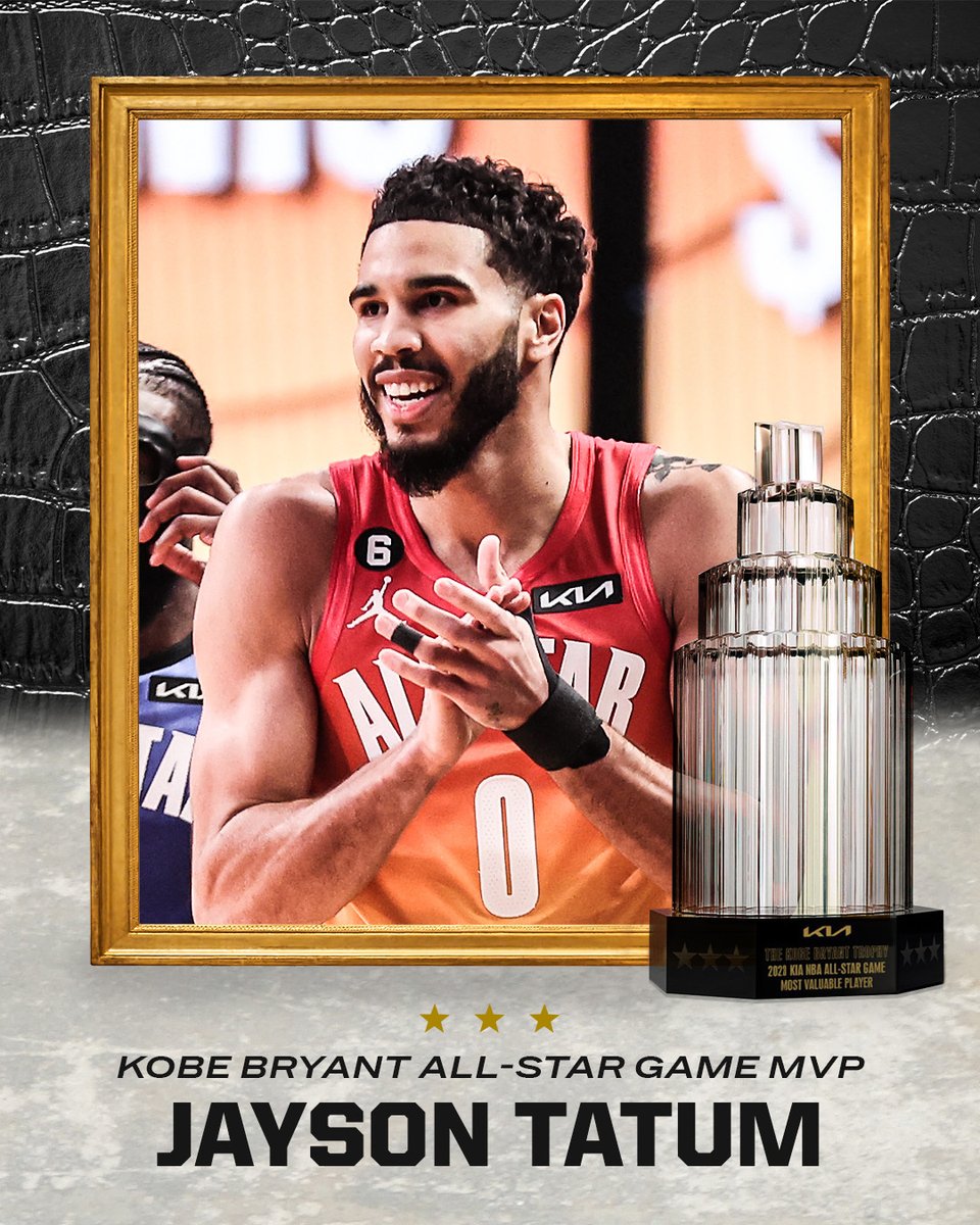 SportsCenter's tweet photo. Jayson Tatum takes home #NBAAllStar MVP honors ✨ https://t.co/BynmnEGOXi