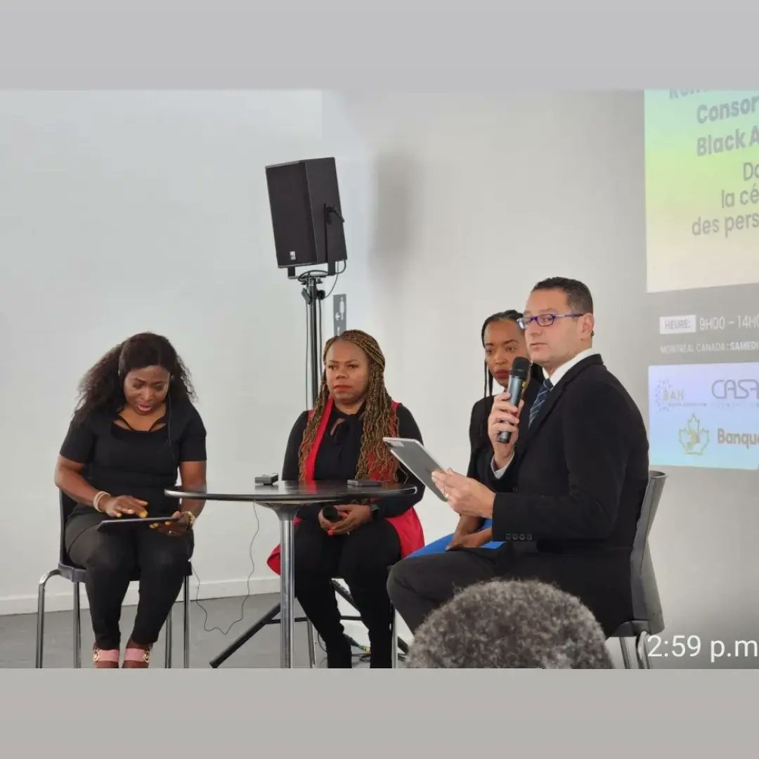 OlutoyinOyelade's tweet photo. 18 Feb-Montréal 
#BlackExcellence-23
Panel Discussions on Integration of Black Communities in Prosperity @esguqam
https://t.co/9UfJek9VO0 Komlan Sedzro-ESG UQAM
2. Prof Daghfous Naoufel,ESGUQAM
3.Dr.@OlutoyinOyelade, President CasaFoundation
#blackhistorymonth
#BlackExcellence https://t.co/qRJktePnJp
