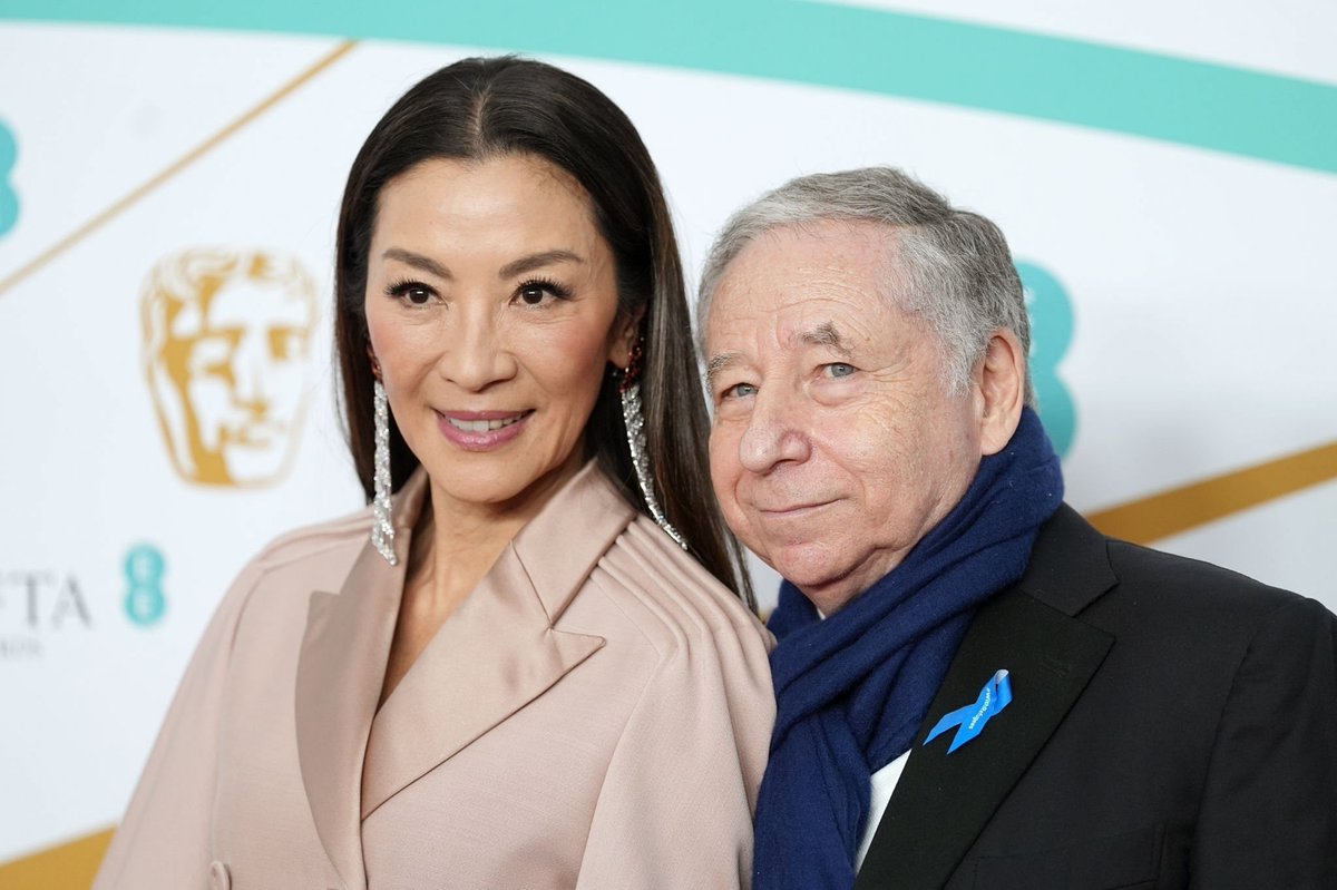 💗💗💗 #MichelleYeoh #JeanTodt #EverythingEverywhereAllAtOnce #Bafta #baftas #Dior #MoussaieffJewellers #RichardMille