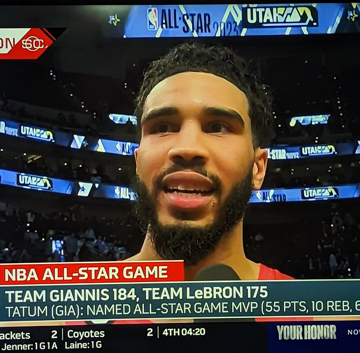 Faneeza's tweet photo. #MVP #NBAAllStar #JaysonTatum 🔥 @jaytatum0 @NBA https://t.co/9V8U4bjA43