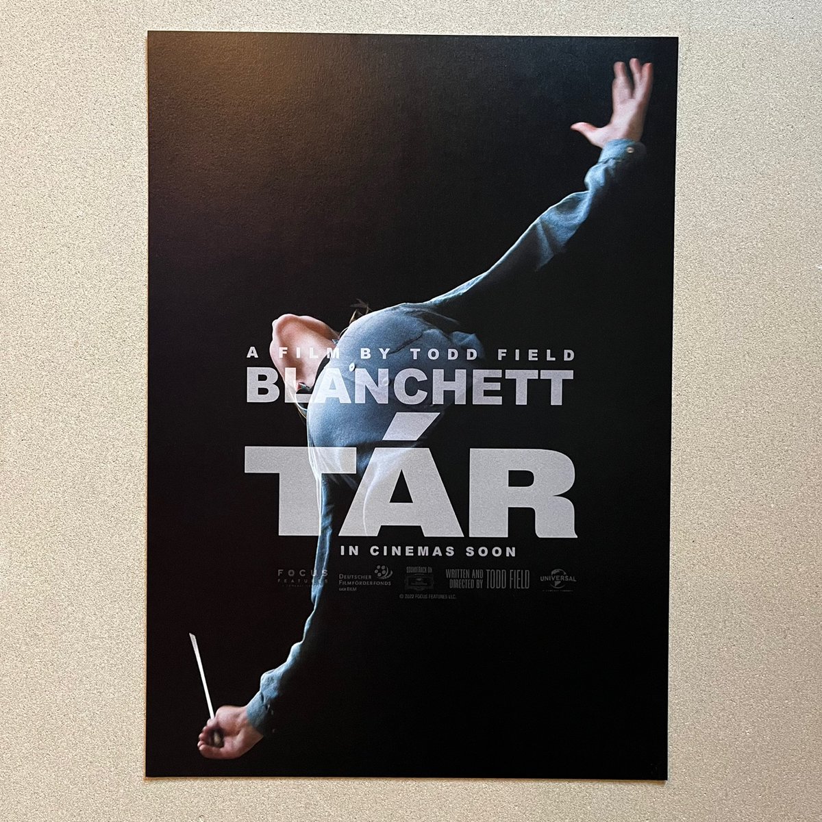 <TAR 타르> 개봉주 현장 이벤트🎊 케이트 블란쳇의 마스터 피스 <TAR 타르>를 관람하시는 분들께 스페셜 오리지널 포스터를 증정합니다. 지금 씨네큐...