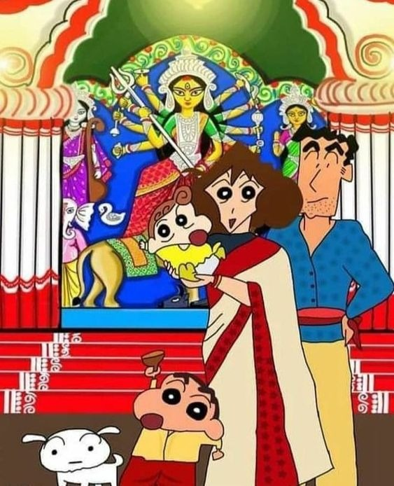 Crystal_Krish4r's tweet photo. pov: we're watching mahasangam episode of Shinchan, Doremon, Chhota Bheem and Mr. Bean on Ashtmi 🫶 https://t.co/6HYgLXSkmY