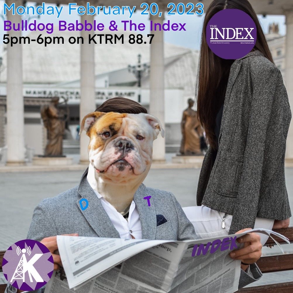 BabbleBulldog's tweet photo. Normally mail carriers and dogs have a rivalry, but I believe we can set our differences aside. Join us Monday at 5pm to hear from Genna from The Index! 💌💜🐶 https://t.co/yQ1royozF7