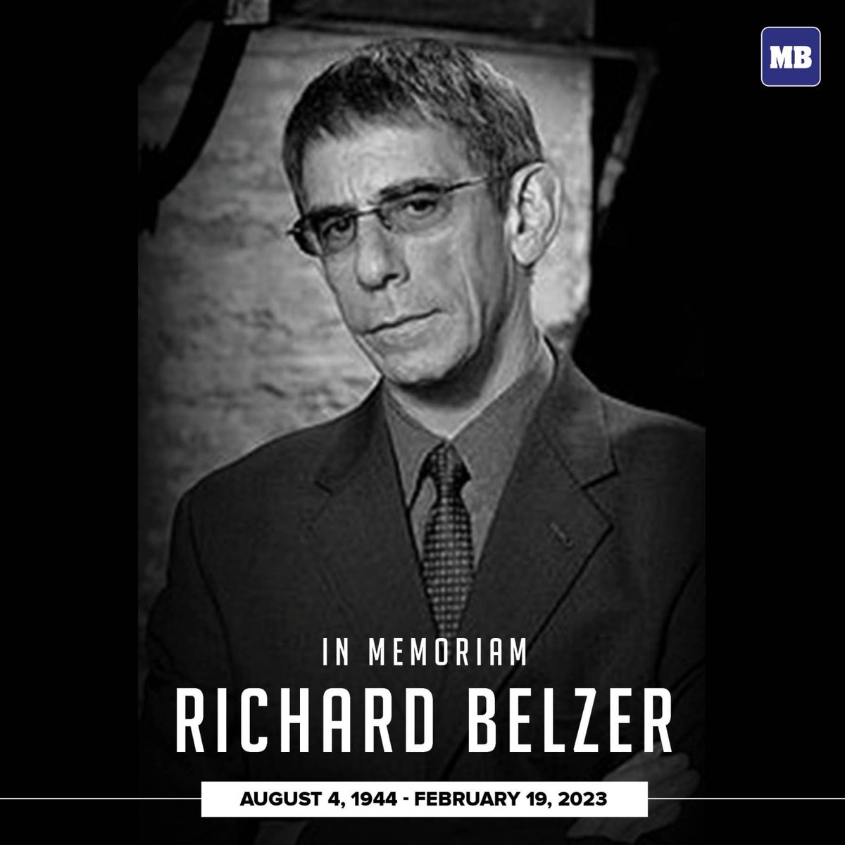REST IN PEACE, RICHARD BELZER! Richard Belzer, best known for