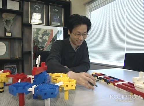 53gaDr3amca5t's tweet photo. I know Kojima and co used Lego to build reference models of the maps in MGS1, and even MGS2 I just found out about, but this is the first time I found pictures actually showing the Lego reference model of a part of either game I can instantly recognize and it's so fucking cool https://t.co/gA3WlgN1zH