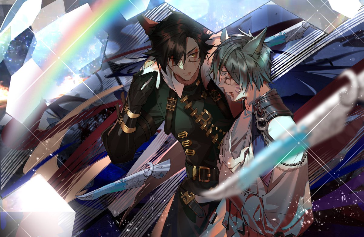 tuki9sin's tweet image. 最近没有图发，给首页浅尝一口我家年下骨科🤤.jpg