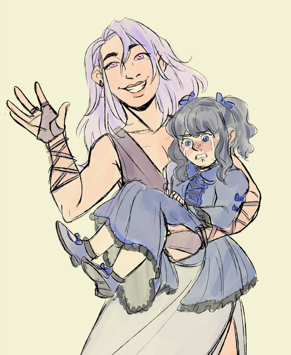 meximango's tweet photo. I doodled these concept designs of some NPCs for my friend's fic in the #ffxivbb months ago as practice. The ages for the kids aren't quite accurate anymore and I'm not sure who will be the focus of my illustration yet, but it's going to be fun! https://t.co/GKrI49dmRA