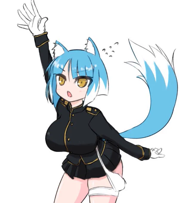 まえかいたアサちゃんおいとくのだ #太ももは太いから太ももっていうんだよ 