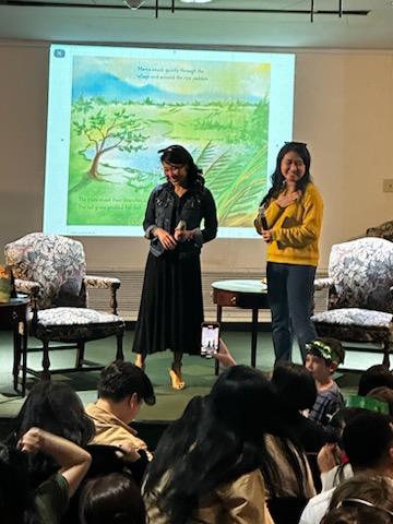 AngelaPhamKrans's tweet photo. Chomp! Chomp! What an incredible book launch event with @MsThiBui ! Still pinching myself that I got to meet her tonight.
So grateful for @shopofstories and @dekalblibrary for hosting this wonderful event!
Thank you to my family, friends, and the reading community for coming out! https://t.co/3TmrbacUeg