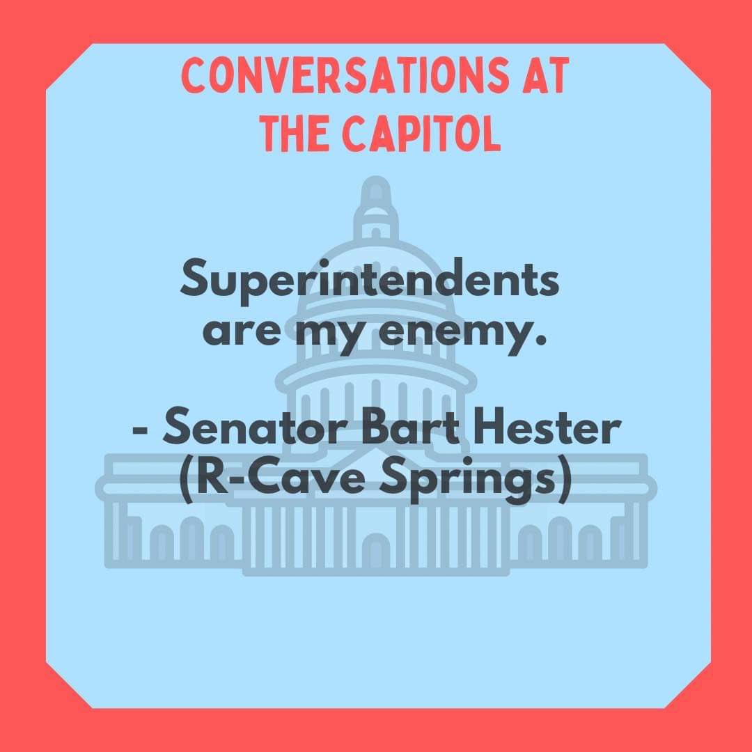 mamashayraff's tweet photo. Superintendents care and understand. #arleg does not. Nor does the #argovenor #sarahhuckabeesanders #arlearns #fpen #no https://t.co/mUy1r1ZQud