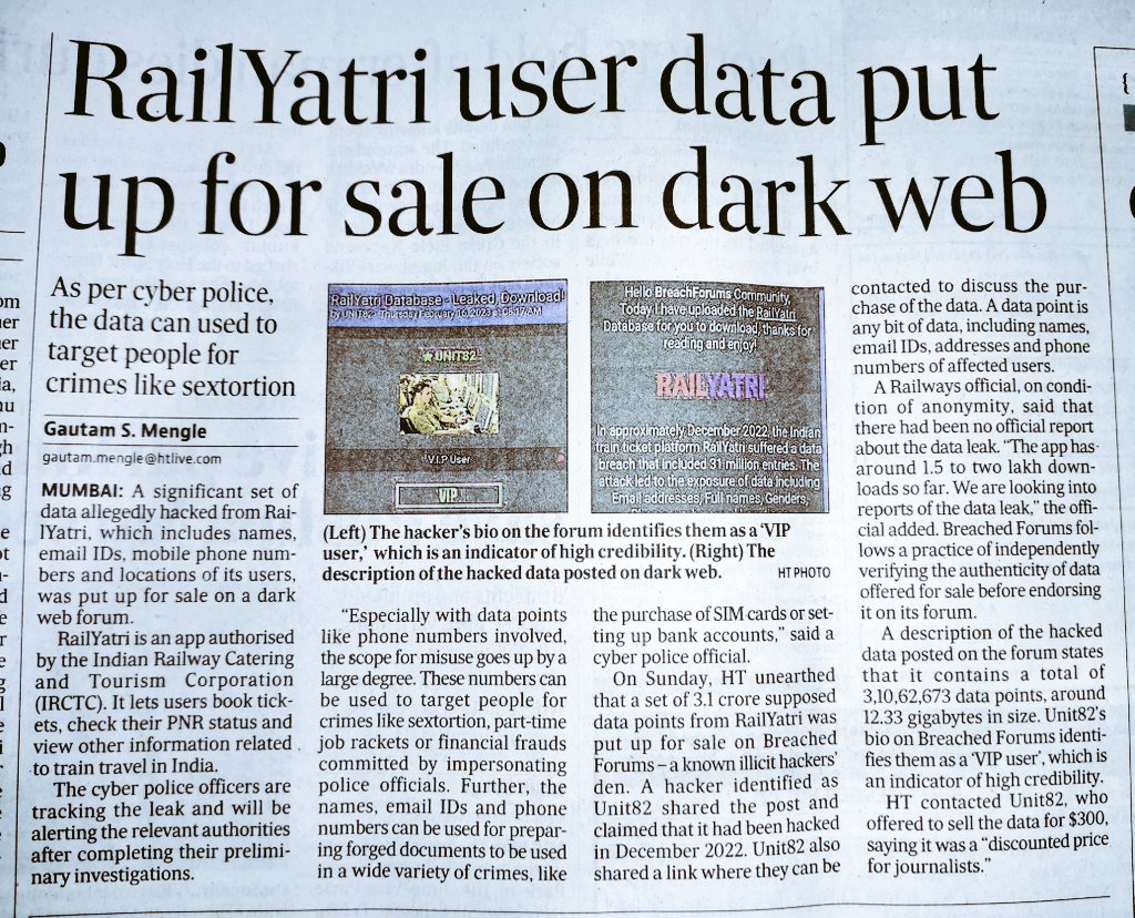 Gautam S Mengle On Twitter RT mumbaimatterz RailYatri User Data Up gautam-s-mengle-on-twitter-rt-mumbaimatterz-railyatri-user-data-up