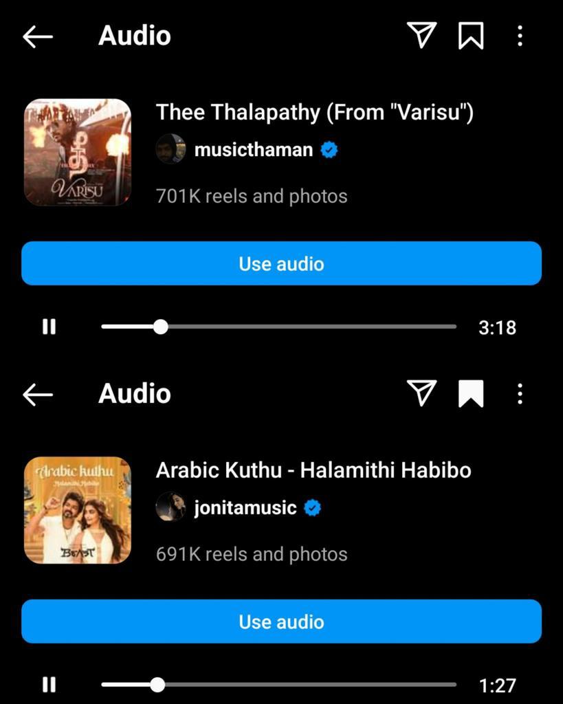 . @MusicThaman Bro Thalapathy fans did it for you. 🔥🔥🔥
#Varisu
#TheeThalapathy 
#ArabicKuthu