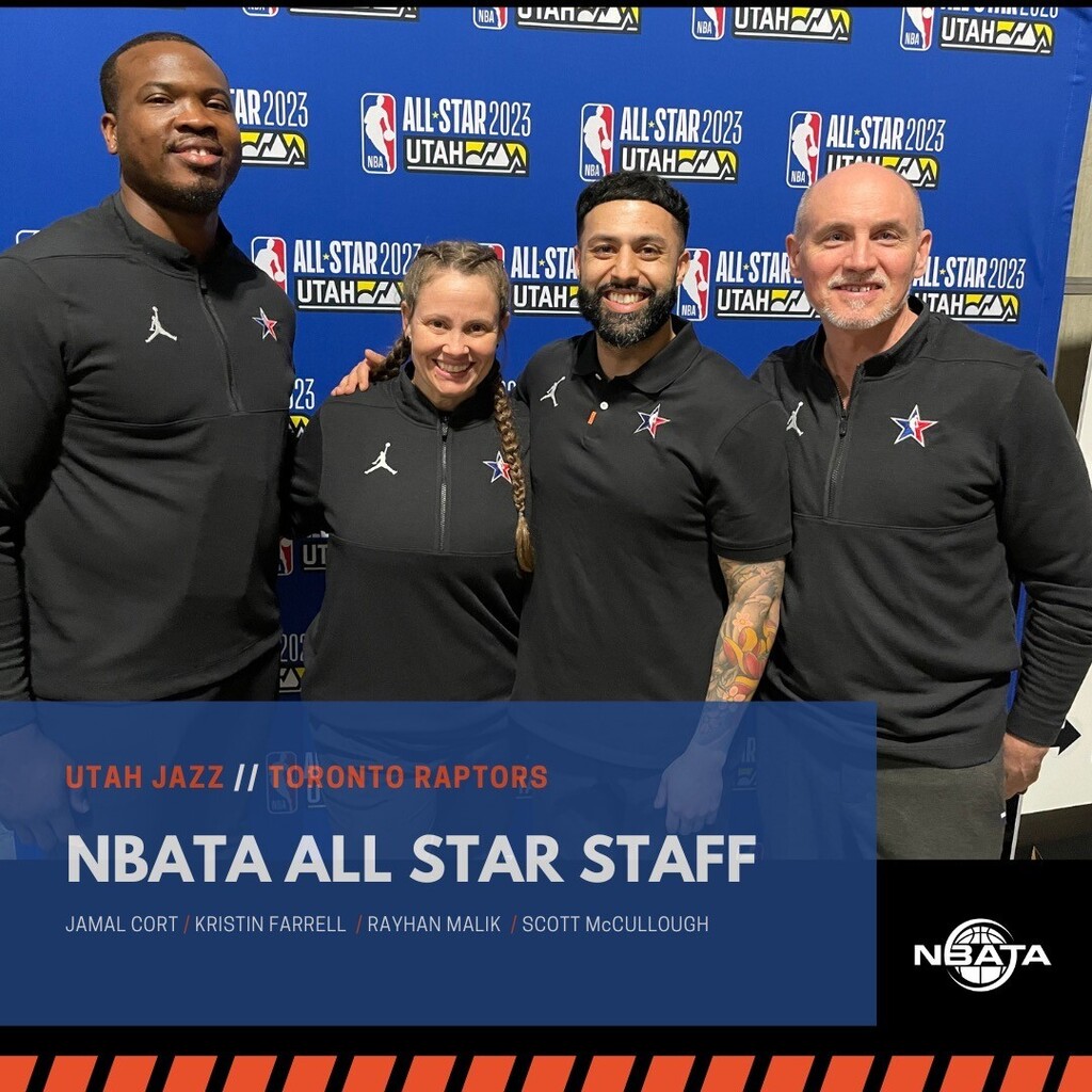 NBATA's tweet photo. That's a wrap from All Star Weekend! #nabta #nba #allstar #nbaallstar #basketball #athletictraining https://t.co/3wwE91tcRG https://t.co/S4AikS0bUG