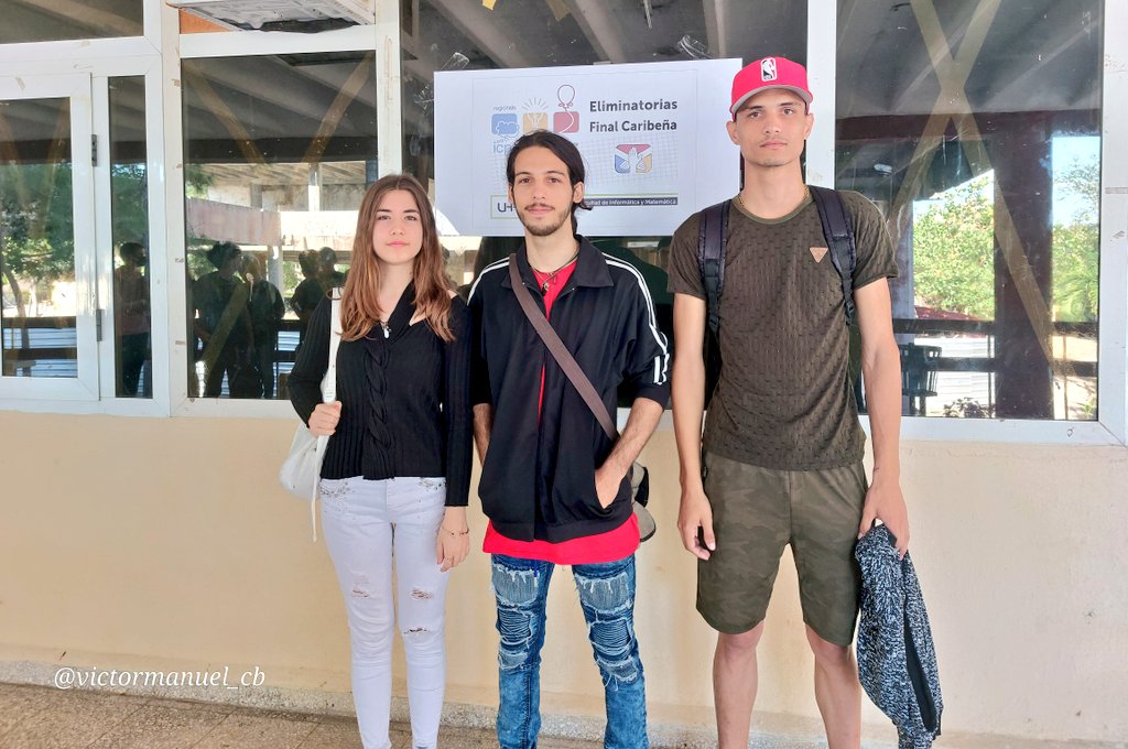 #FACIM | El equipo UHoPlus de la <a href="/univholguinera/">UniversidadHolguin</a> clasificó en el slot 27! a la Final Caribeña 2022 del #ICPC 
Que se desarrollará el próximo 18 de marzo del 2023 en la <a href="/universidad_uci/">Universidad de las Ciencias Informáticas</a> 
Más info 👉 m.facebook.com/story.php?stor…
#MejorSinBloqueo #SomosUHo