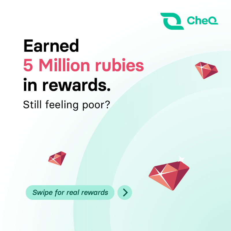 CheQ_One's tweet photo. Download CheQ & get #AsliRewards for paying your credit bills. ๐ณ