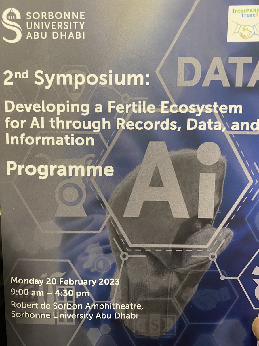 cmrogers's tweet photo. @itrustai plenary and symposium starts today https://t.co/ElMMZcxFP8