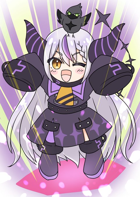 【ラプちゃん!!】ついにこの時が!!いや、あまりはしゃいじゃいけない。一旦落ち着くんだ。とりあえずトワ様とのコラボを待つんだ。#Laplus_Artdesu 