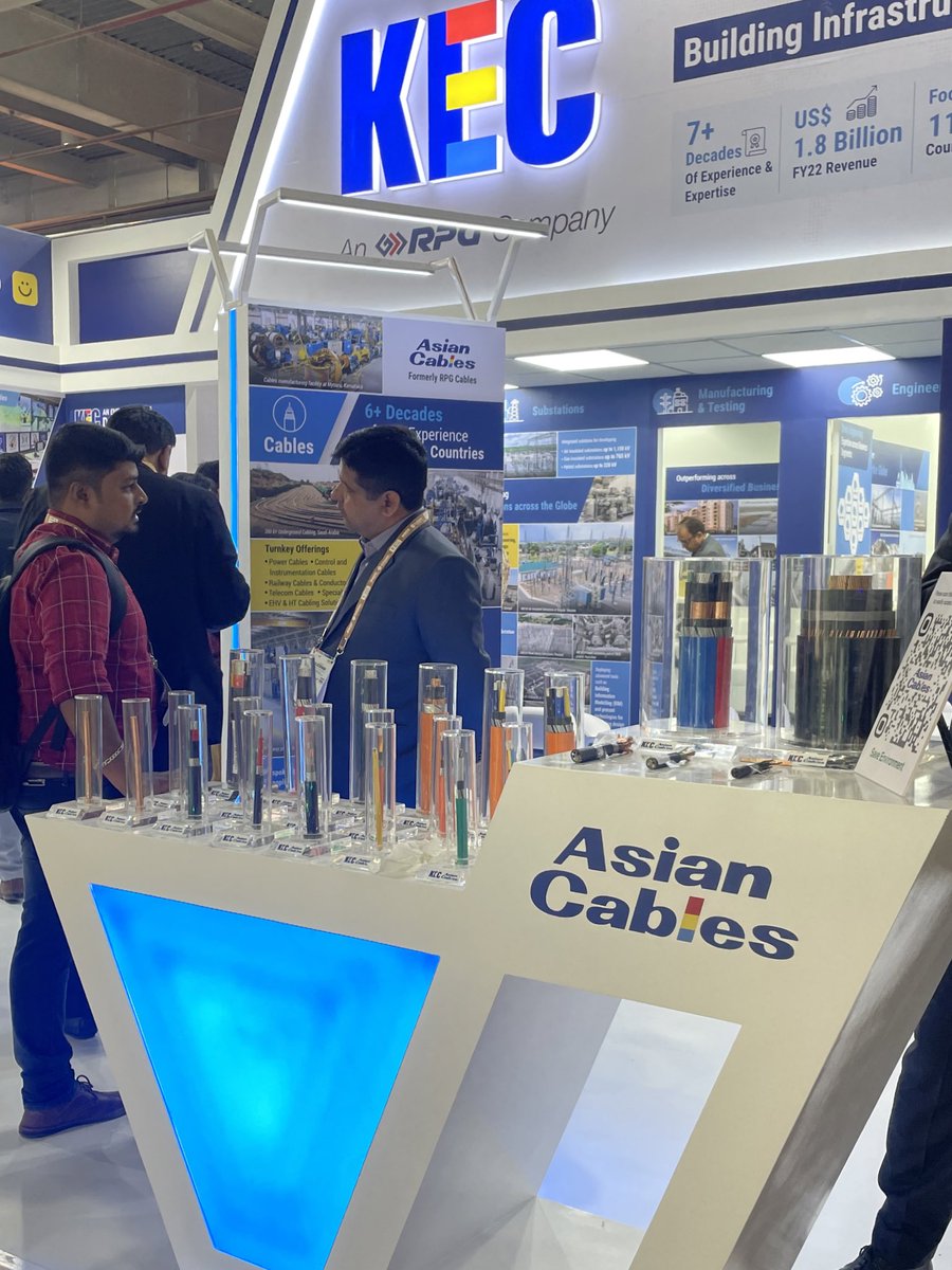 KEC_AsianCables's tweet photo. Hello! We’re at #ELECRAMA2023. 

Come check out our extensive range of products and find out how best we can work together. 

Look forward to seeing you at Stall No. H10 A8, (Hall 10). 

@kejriwalv1 @KEC_Intl 

#Cables #Smartcity #Electricity #KECAtElecrama https://t.co/bMucWV5Ieo