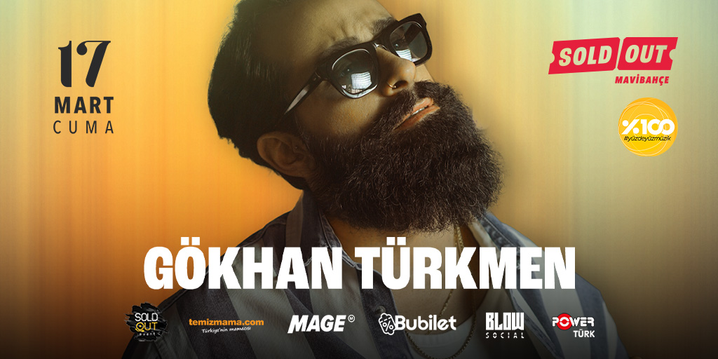 Gökhan Türkmen, 17 Mart Cuma günü Sold Out Mavibahçe Sahnesi’nde!

#soldout #mavibahçe #izmir #konser #event #yüzdeyüzmüzik #gökhantürkmen