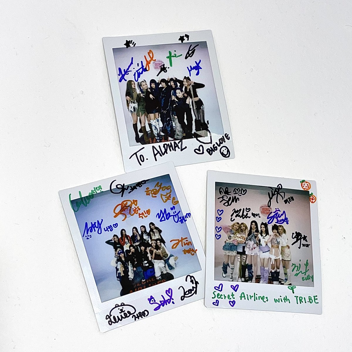 golbaengikpop's tweet photo. [#EVENT] Secret Airlines EP.18
Signed Polaroid Giveaway

Read the description boxes to win your fav artist's polaroid🍀
쇼츠 설명란 읽고! 최애 싸인 폴라로이드 받아 가세요✈️💙

#Secret_Airlines #XG #tripleS #TRI_BE 

👇🏻타래에 링크 + 해시태그👇🏻‼️ https://t.co/CaREFLJHvt